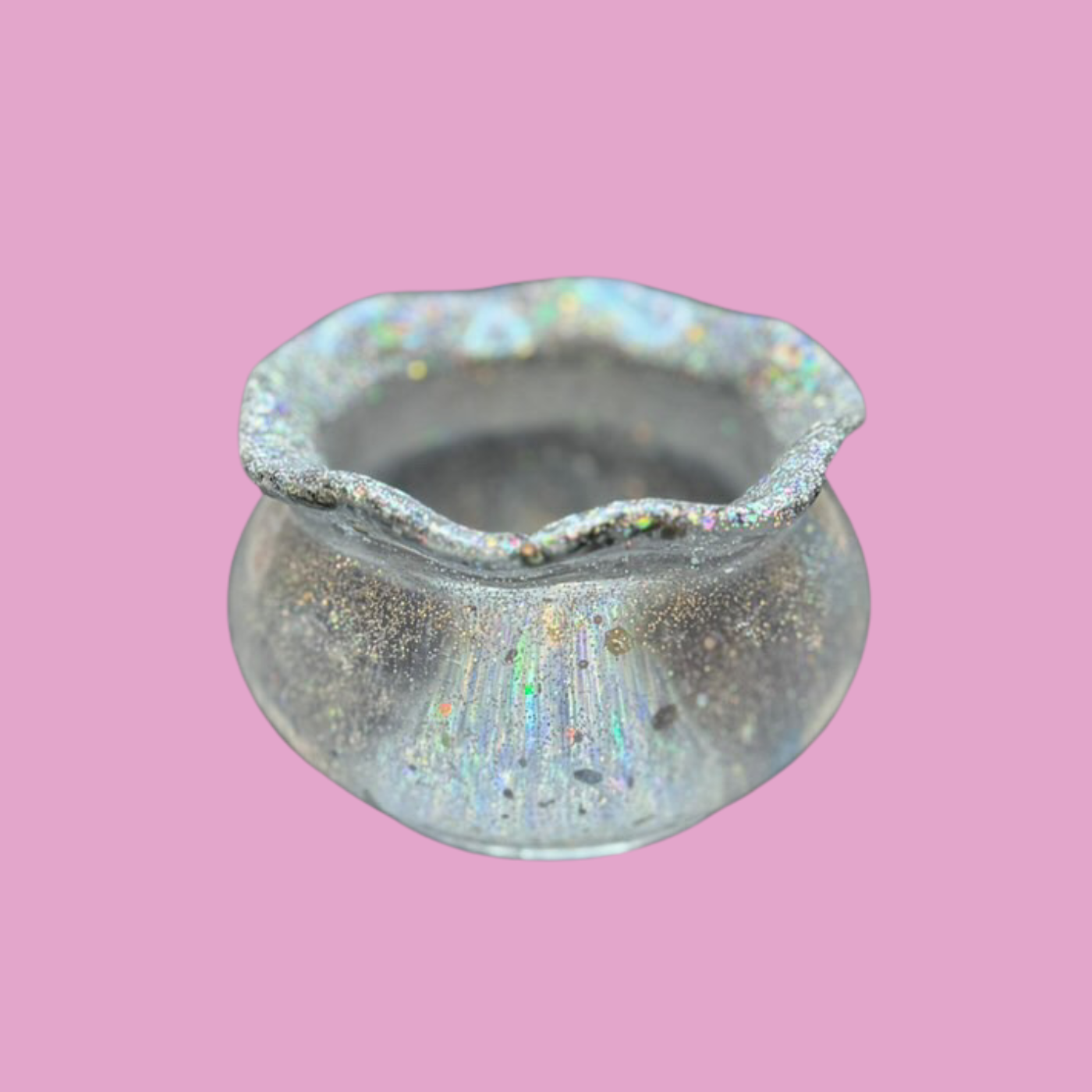 Clear etherial sparkly potion bowl