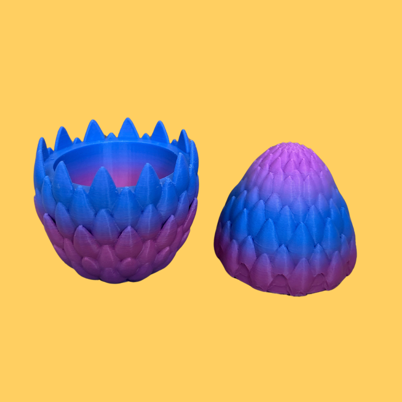 Dragon egg eco play cup pink/blue