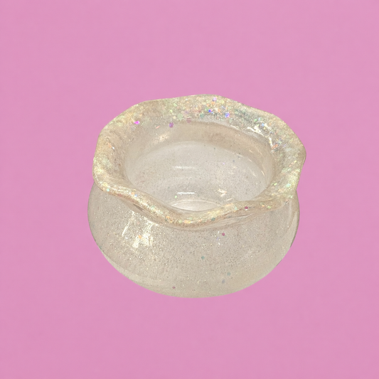 Clear etherial sparkly potion bowl