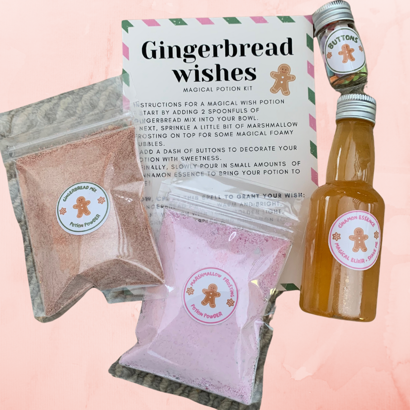 Gingerbread wishes potion kit