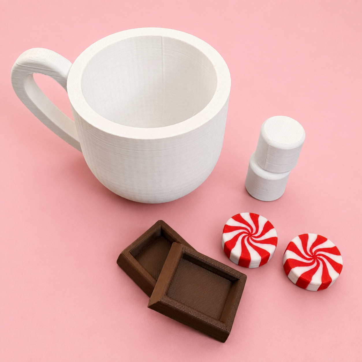 The hot cocoa mug set