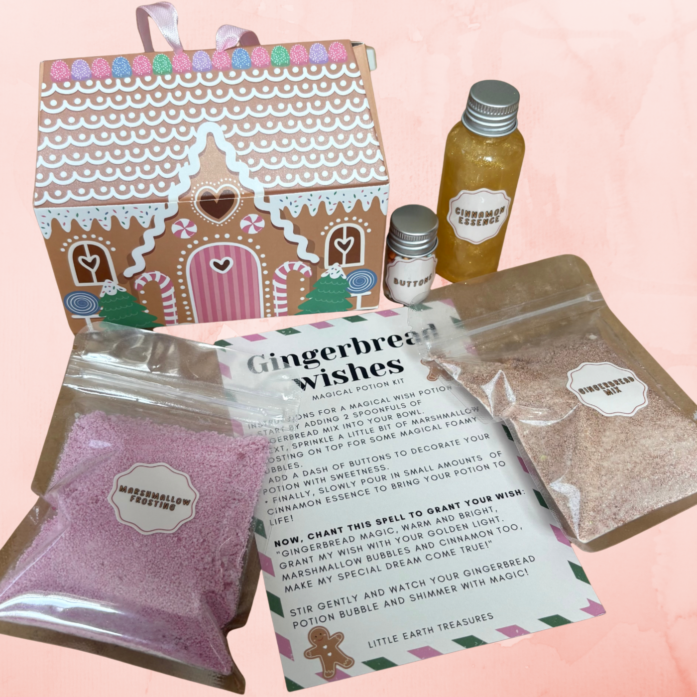 Gingerbread wishes potion kit