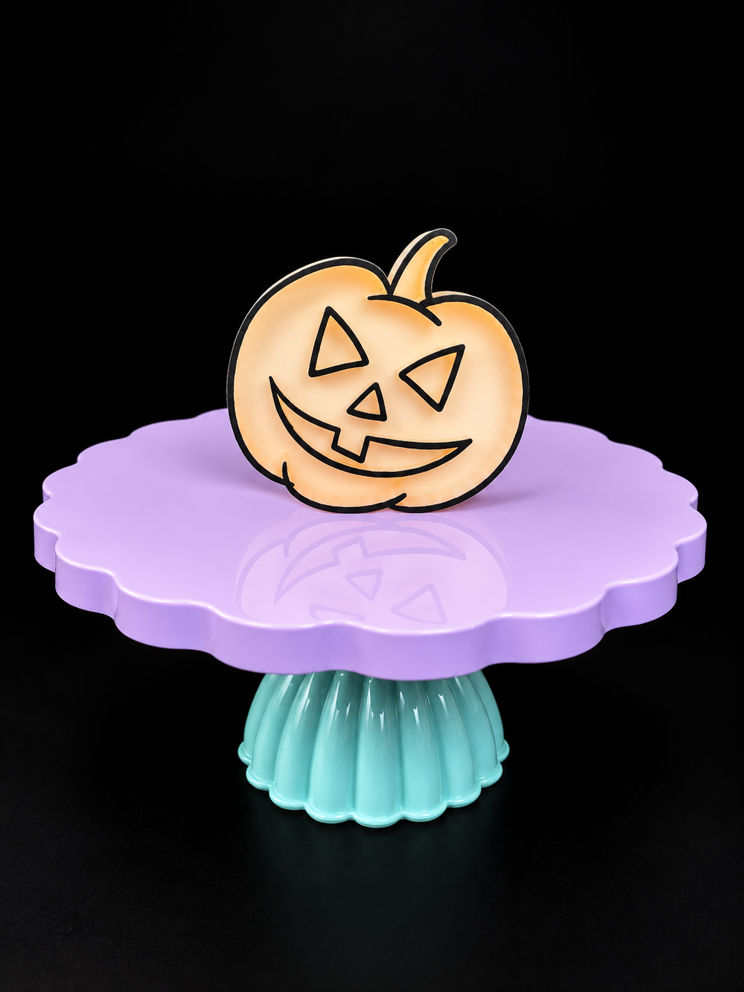 Halloween eco colour changing pumpkin tray