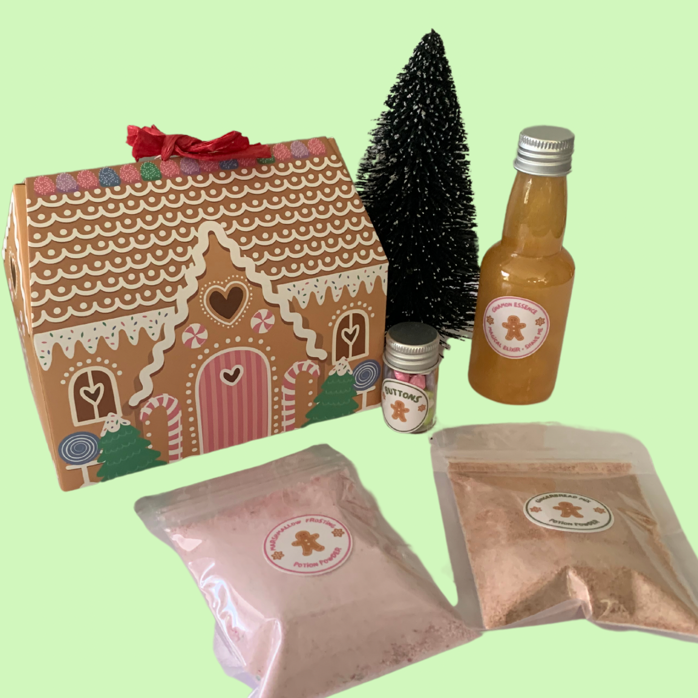 Gingerbread wishes potion kit