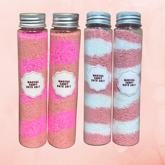 Magical candy bath salts