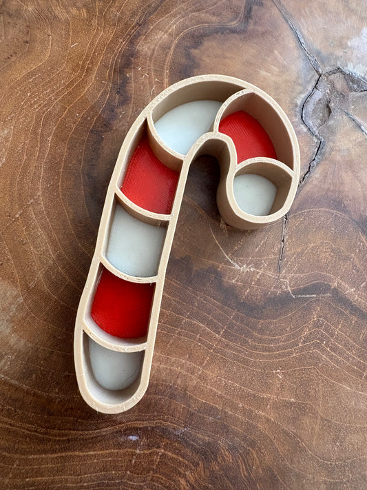 Candy cane eco play tray